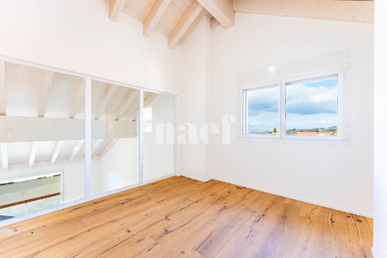 Appartement neuf de 5.5 pièces duplex avec grand balcon à vendre à Prévonloup -  Bild 9
