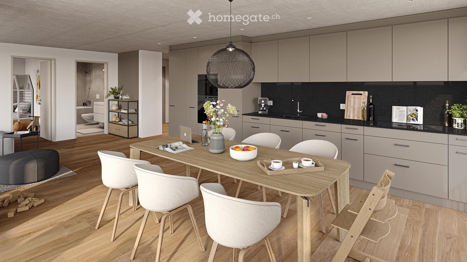Erstbezug mit Eigentumsstandard – stilvolle 2.5-Zimmer-Wohnung an top Lage in Suhr -  Bild 3