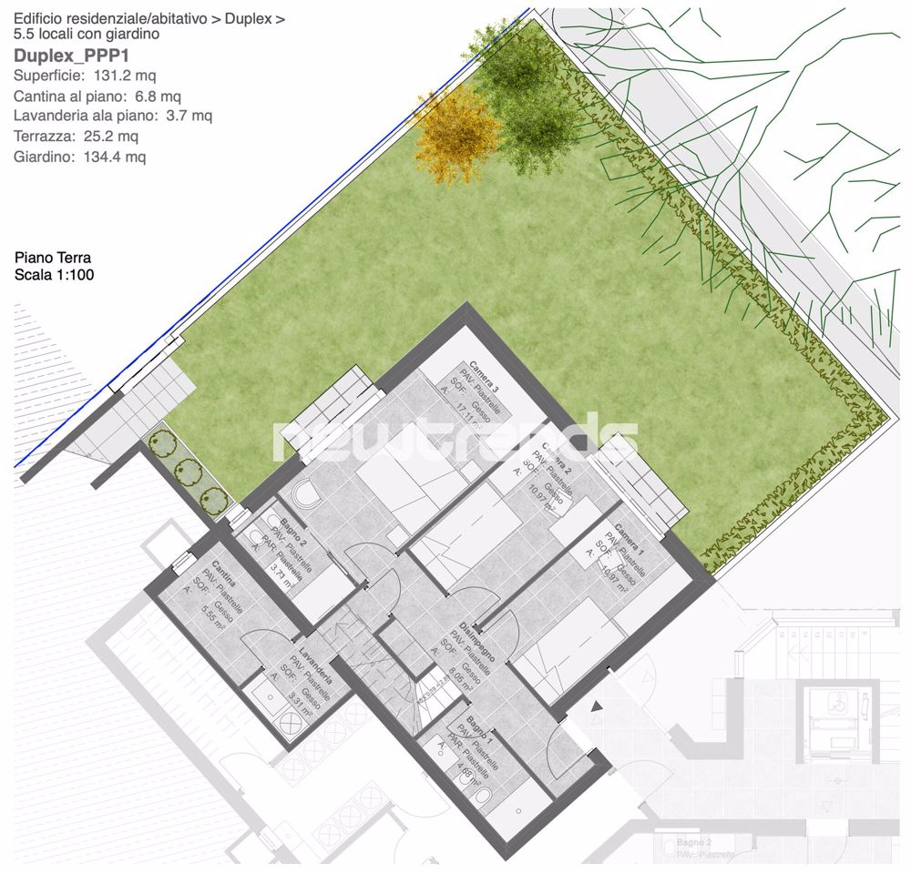 Tesserete, Duplex mit 5,5 Zimmern in neuem Bau im Kontext von - Bild 11