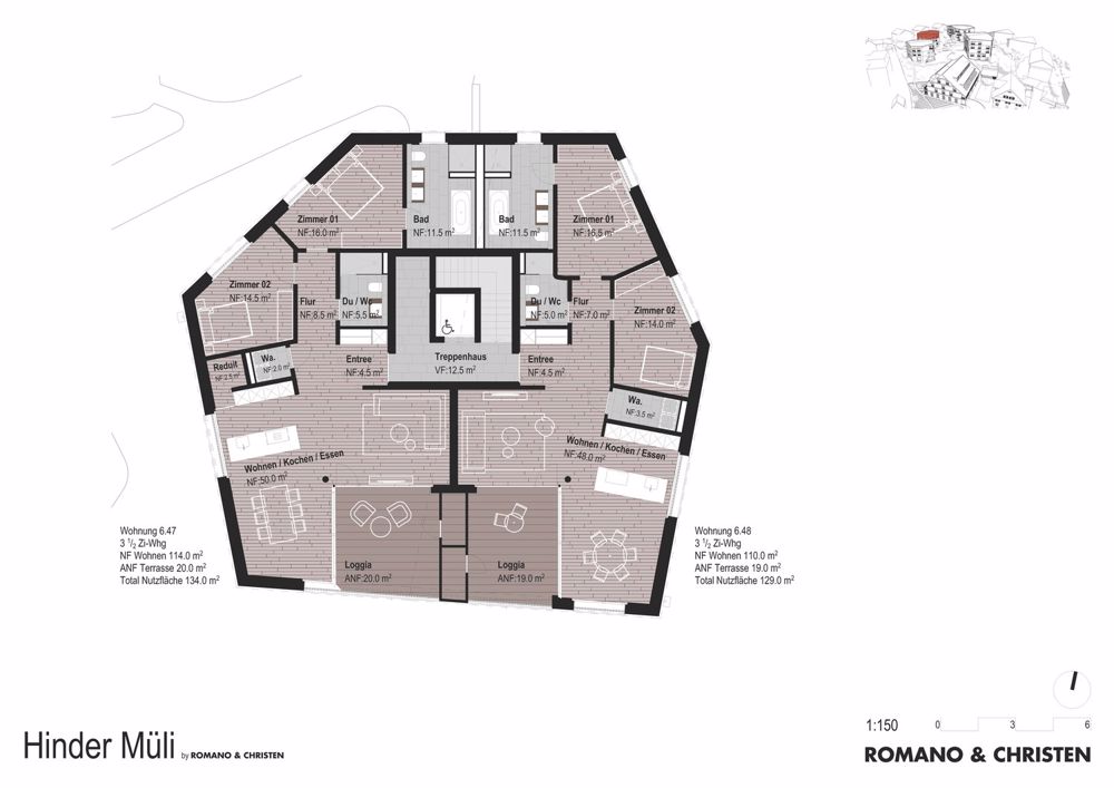 6.48 | Licht. Raum. Lebensqualität – Ihre neue 3.5-Zimmer-Wohnung in der Hinder Müli, Beromünster. - Bild 10
