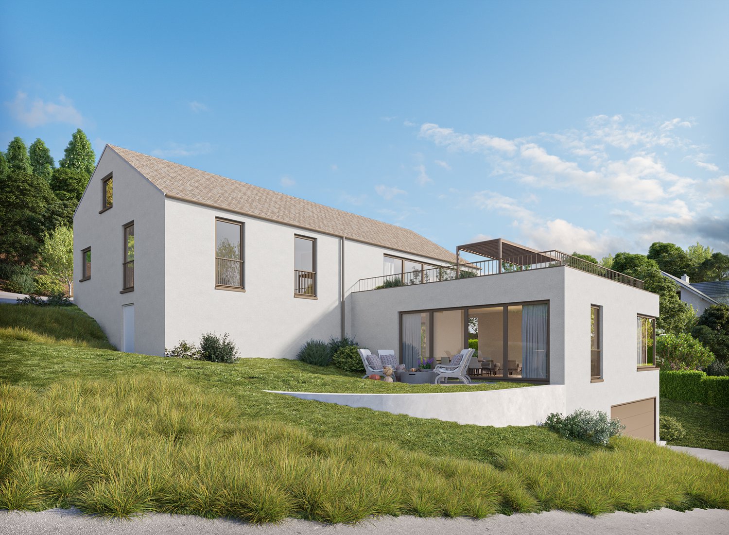 Neubau: Moderne Familienoase in ruhiger Lage - Walde Immobilien AG