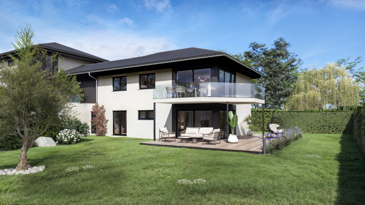 Villa avec vue panoramique sur le lac et les alpes ! - Bild 1