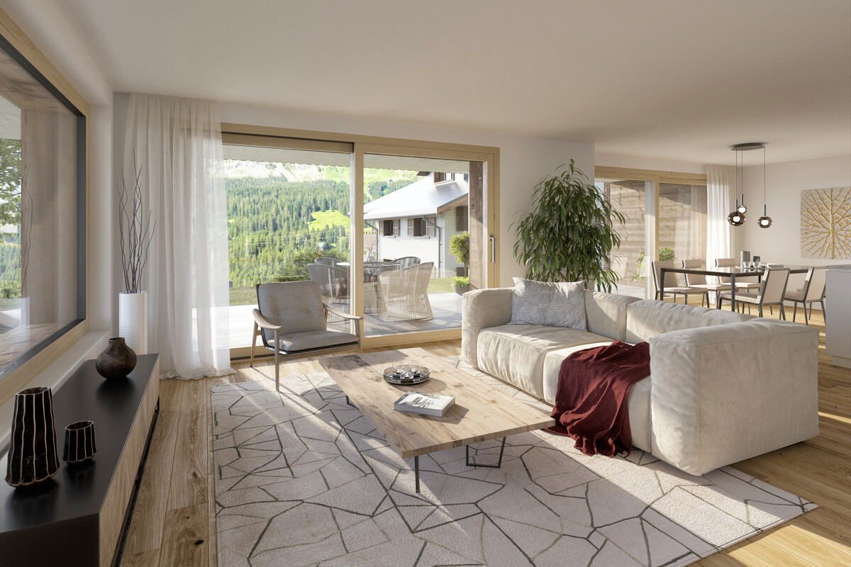 Klosters: Gartenwohnungen als Erstwohnsitz für alpines Lebensgefühl - 237581_Wohnen