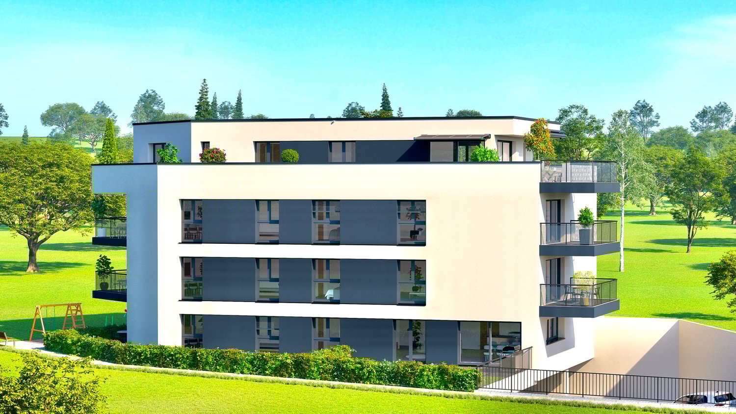 Magnifique appartement de 4,5 pièces avec balcon à Attalens (A11) -  Bild 10