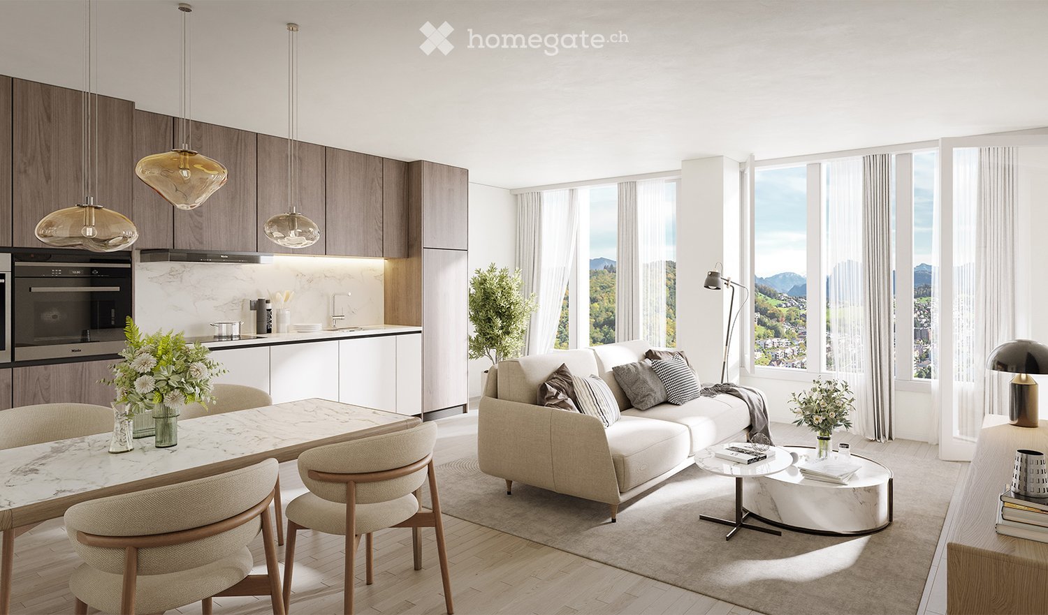 Wohnen in der höchsten 2.5-Zimmerwohnung in der Zentralschweiz -  Bild 3