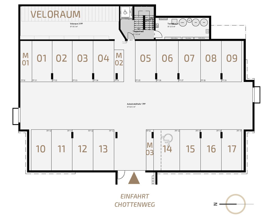 Moderne Gartenwohnung mit viel Raum, Terrasse, Naturblick und tiefen Nebenkosten -  Bild 11