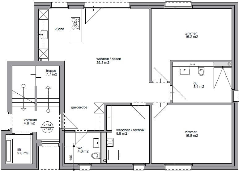 Moderne 3.5-Zimmer-Neubauwohnung mit Balkon und Garage – Erstbezug 2026 - Bild 6