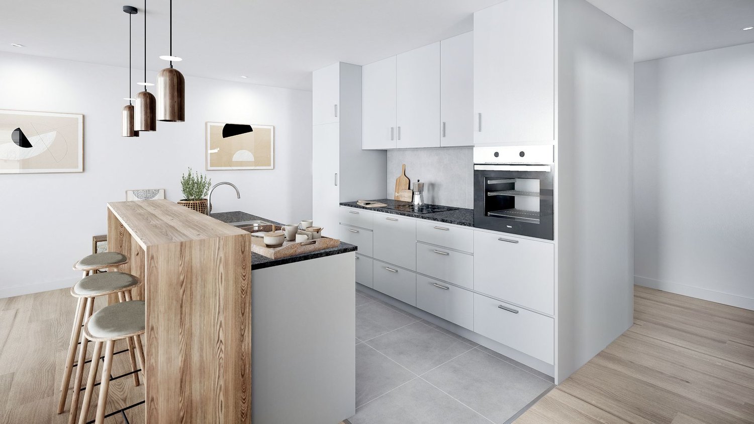 Appartement de 3.5 pièces au rez-de-chaussée - Lot 1 - Bild 5