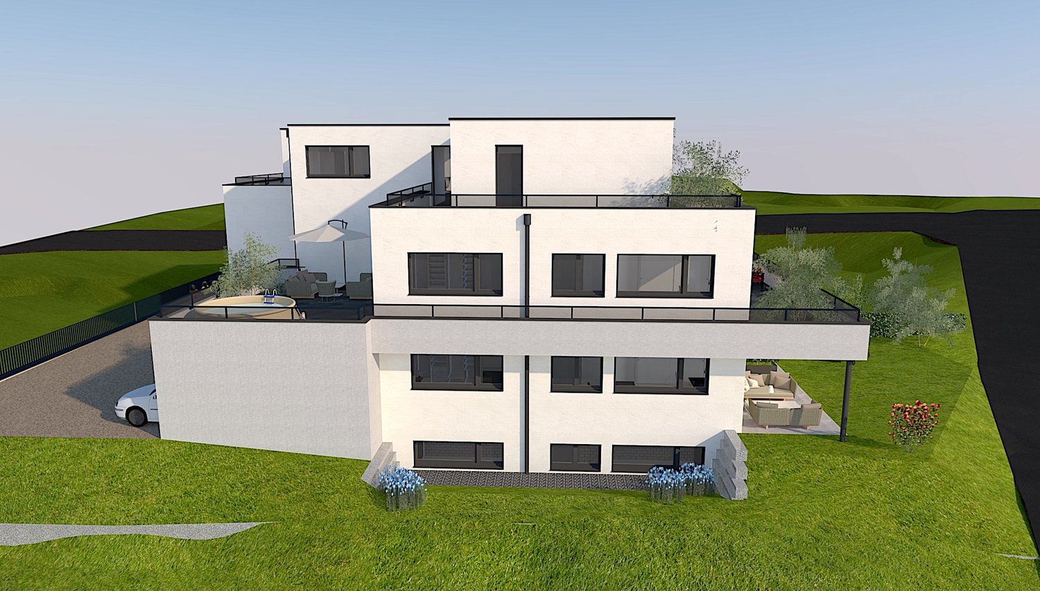 3.5 Zimmer 1. OG-Wohnung mit 102m2 Balkon - Bild 4