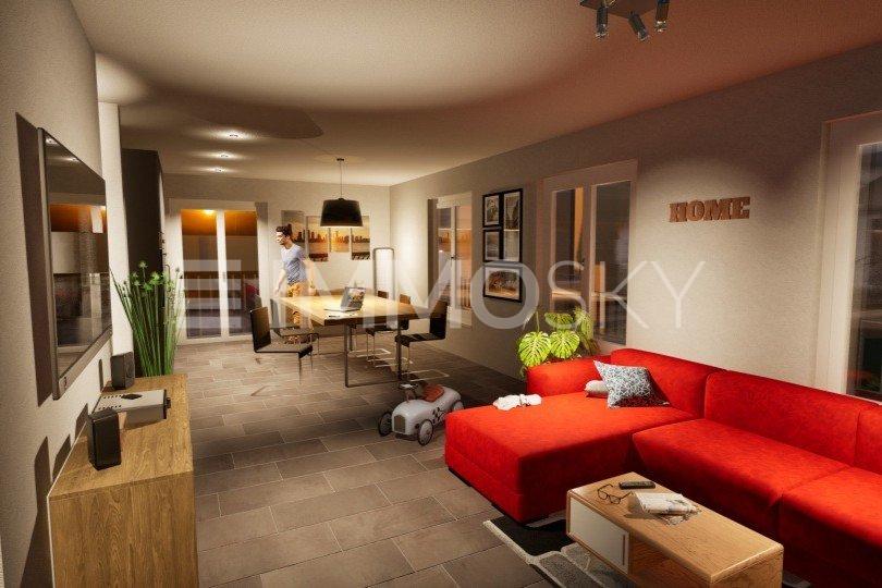 Moderne Neubauwohnung mit smartem Grundriss - Wohnbereich Nacht