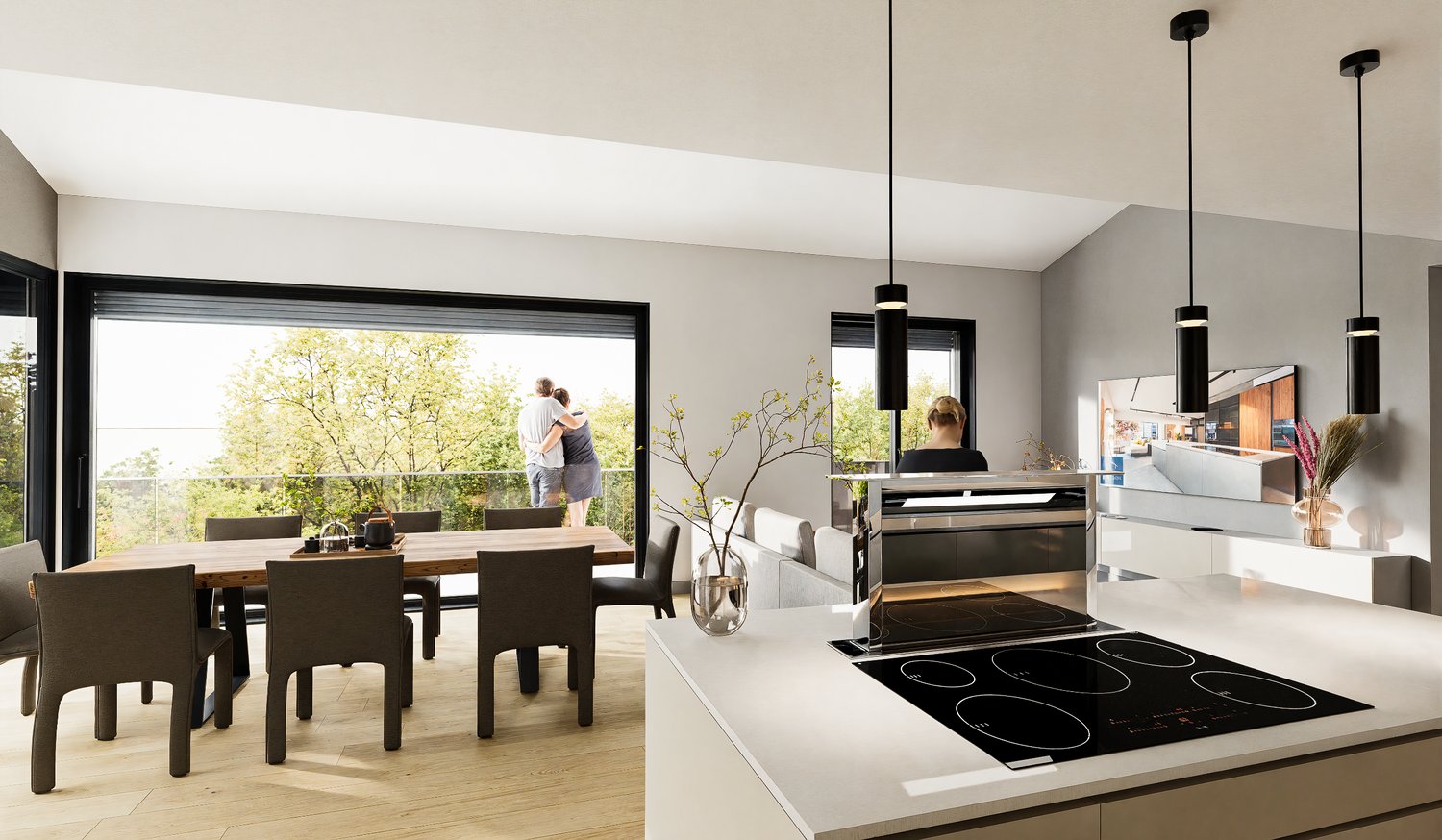 RAFFINATO E NUOVO 4.5 LOCALI CON GIARDINO PRIVATO A BOSCO LUGANESE -  Bild 6