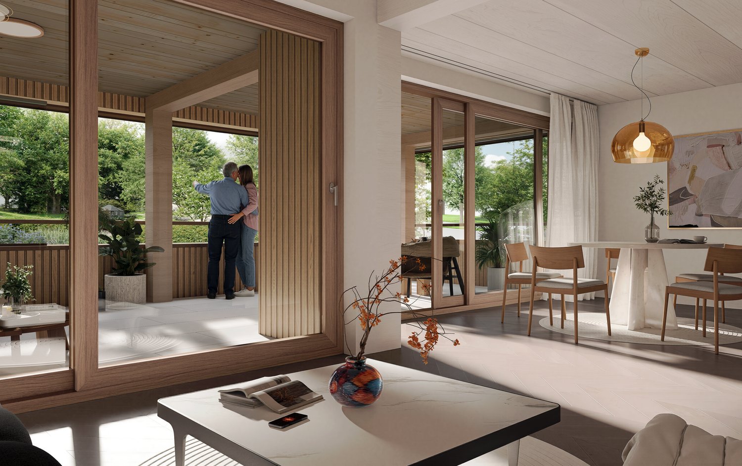 Wohnen im Park - Fünf luxuriöse Eigentumswohnungen in Goldach -  Bild 7