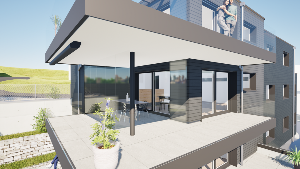 Exklusive 4.5 Zimmer-Wohnung im Obergeschoss (Neubau) - Balkon