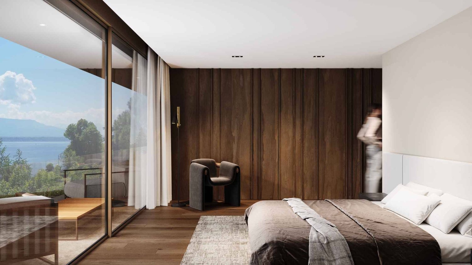 Villa d'exception au bord du lac - piscine miroir & espaces bien-être -  Bild 9