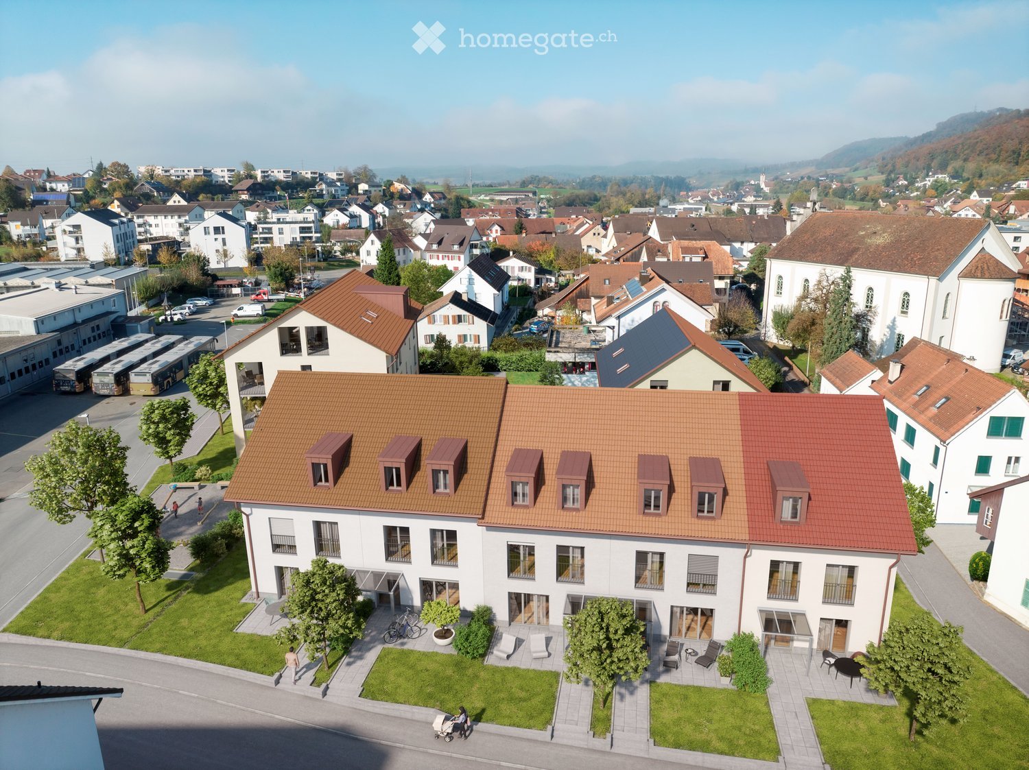 6.5-Zimmer-Reihen-Einfamilienhäuser an familienfreundlicher Lage -  Bild 1