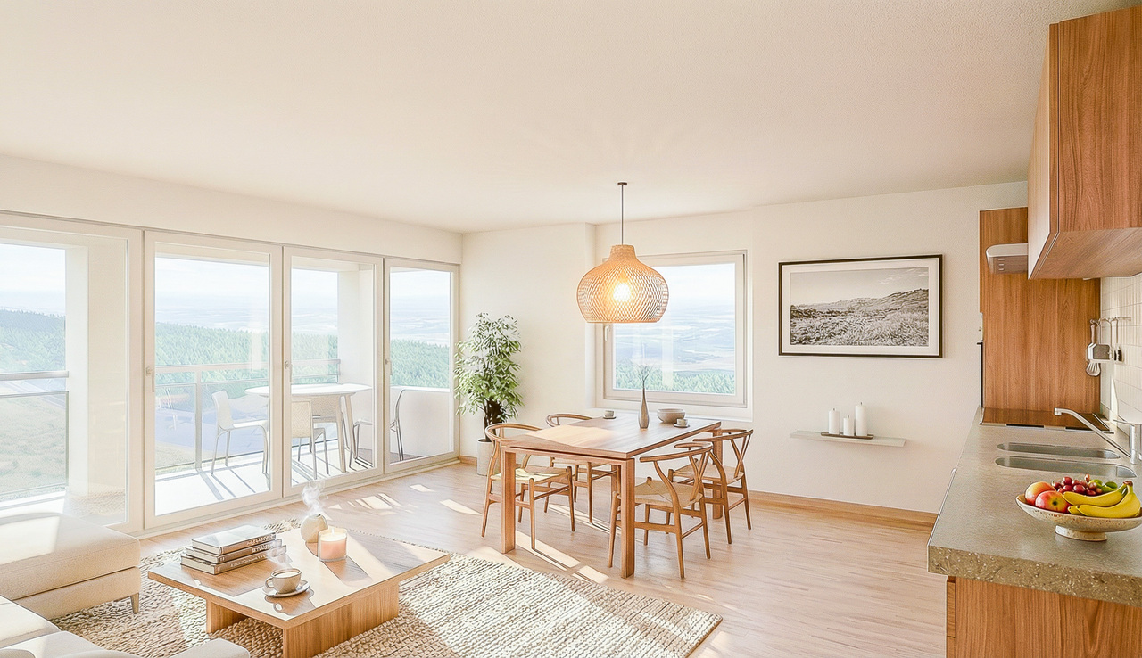 Appt PPE neuf de 3.5 pièces Vivre au soleil, au-dessus du brouillard - Bild 1