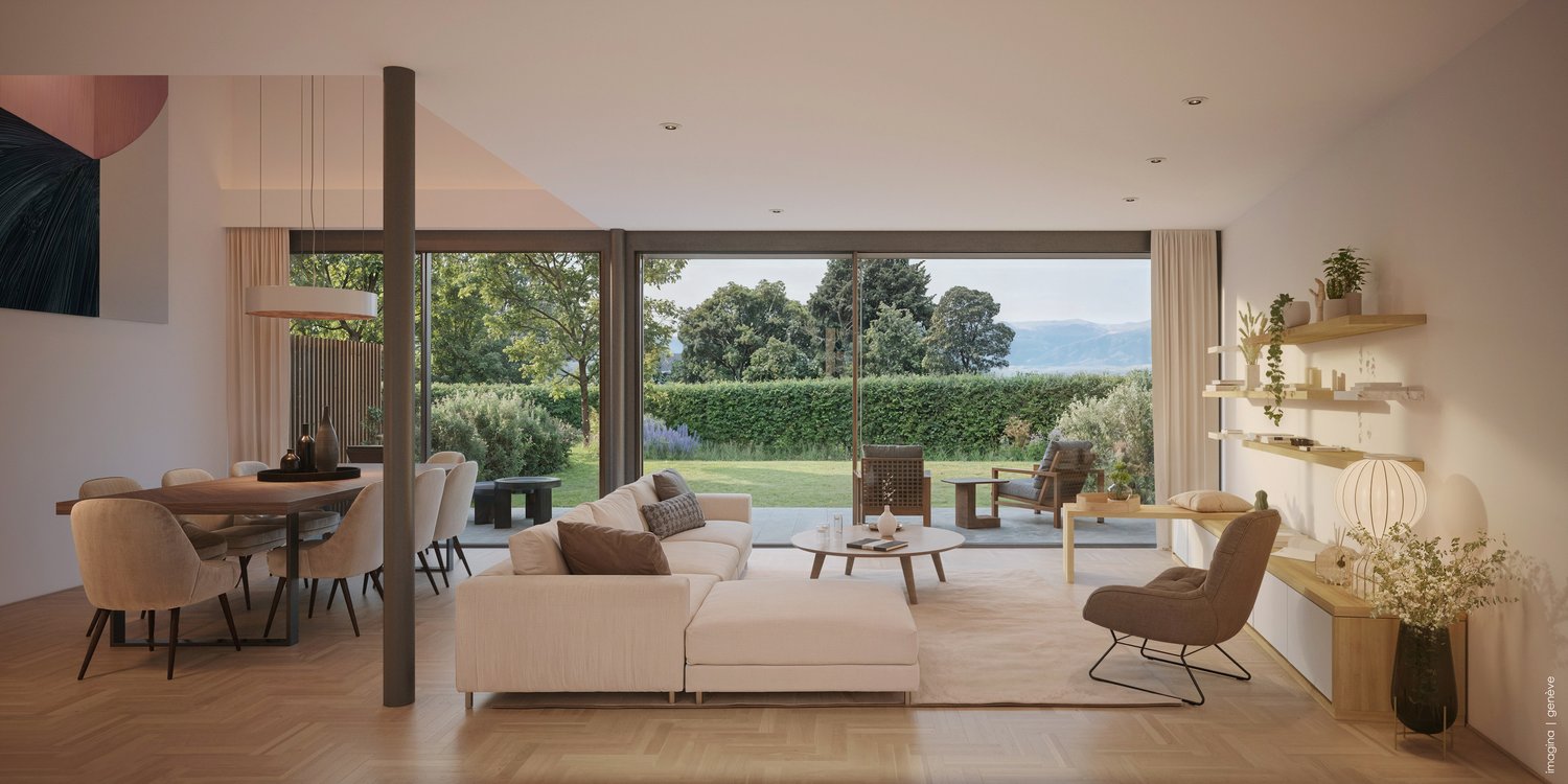 Appartement triplex ELISA -  L'élégance, la lumière et la vue sur le Léman. - Bild 3