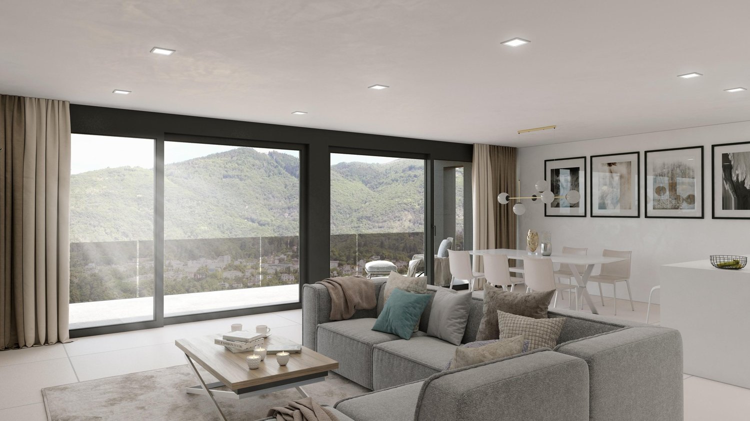 MODERNO 3.5 DI ALTO STANDING CON VISTA LAGO A MASSAGNO - Bild 4