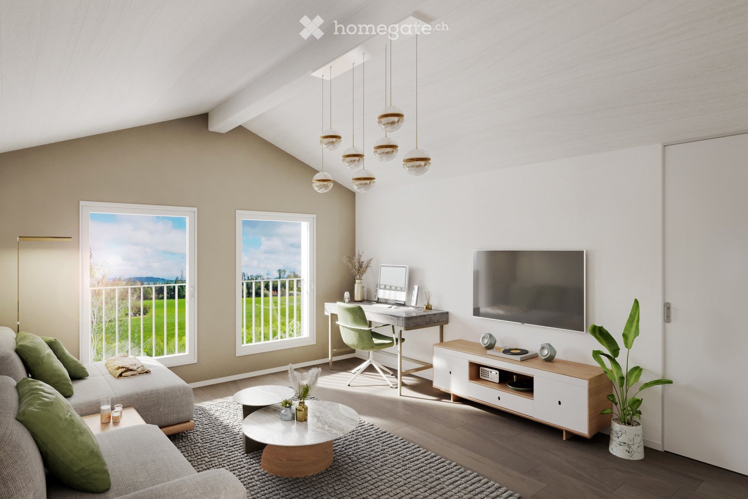 Villa jumelle de 7.5 pièces à Cottens - Bild 6