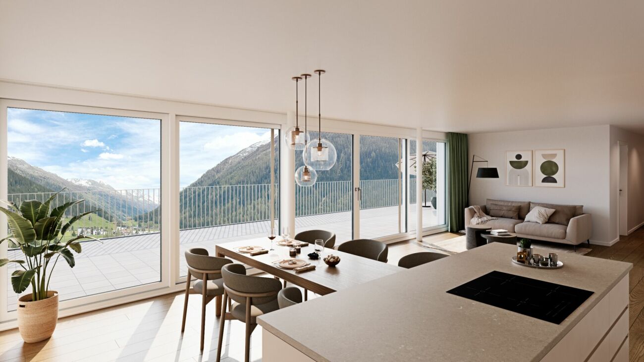 ZWEITWOHNUNG - 3.5-Zimmer-Attika-Wohnung Nr. 43 - Residence Promenade 136 -  Bild 2