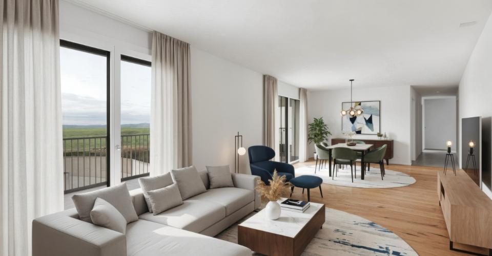 Magnifique duplex neuf de 5.5 pièces à 4 minutes de Romont - LOT 1.1 - Appartement 5.5 pièces - image - 2