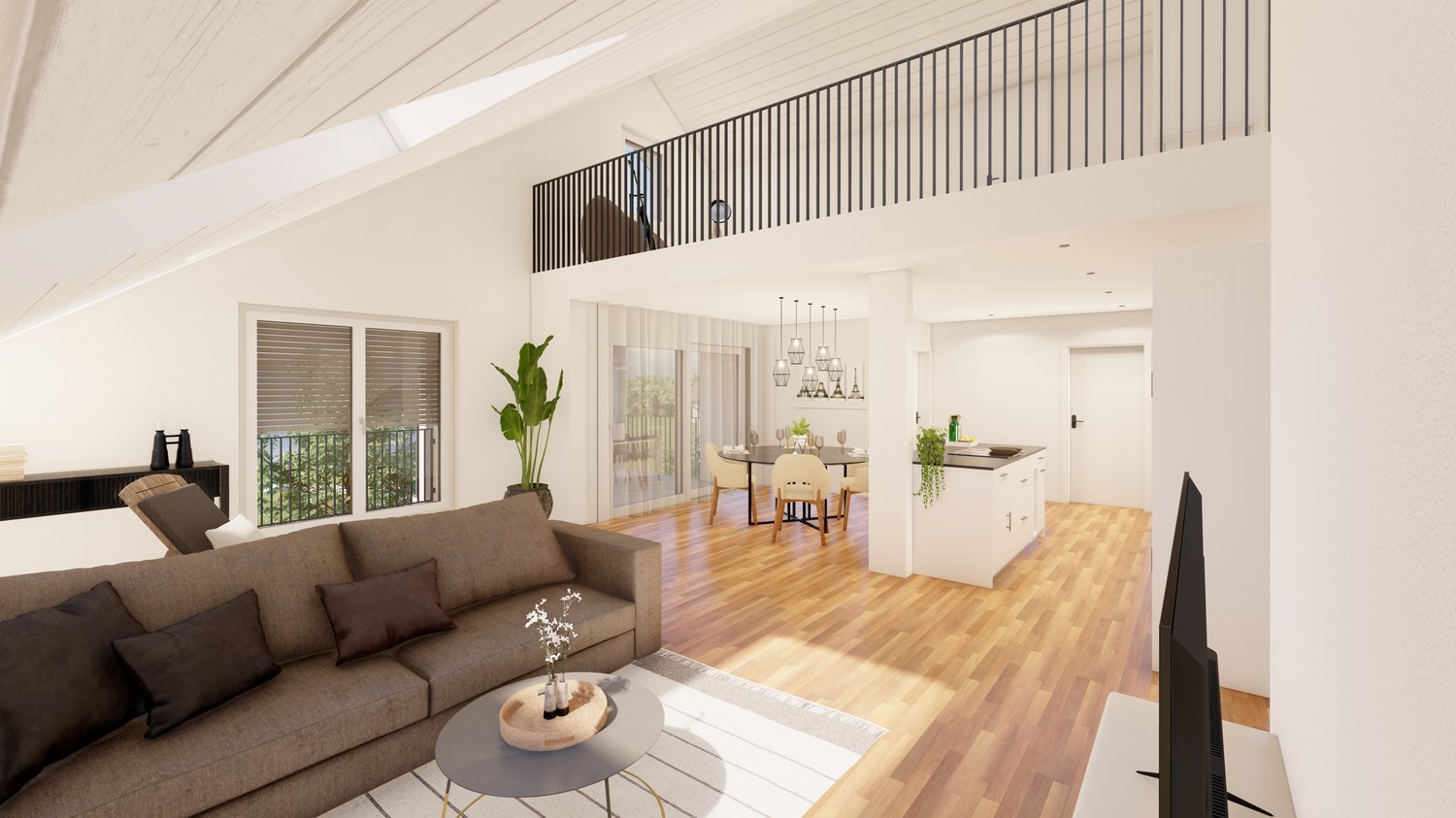 Moderne 4.5-Zimmer-Wohnung mit Balkon  in Bleienbach -  Bild 1