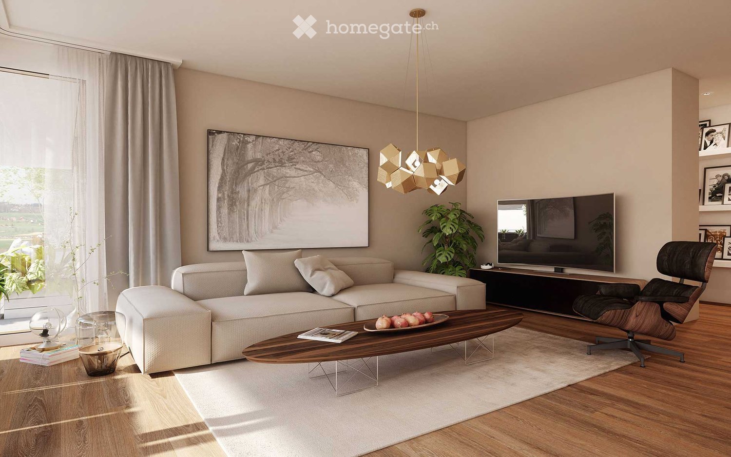 Top-Lage Luxus-3.5-Zimmer-Neubau-Wohnung schöner Aussicht in 5 min. Lenzburg - Bild 2