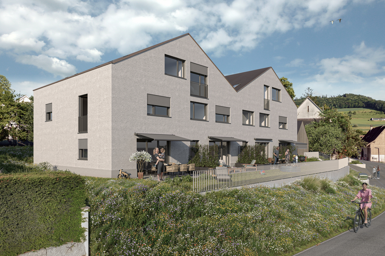 Reiheneckhaus-Neubau mit Garten und Terrasse inkl. Einstellhallenplatz -  Bild 2