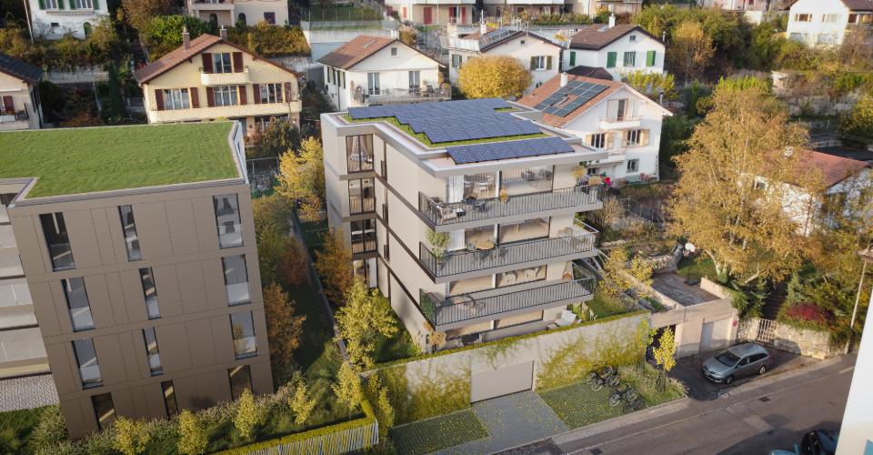 Nouveau projet à Neuchâtel - Appartement de 4.5 pièces au 1er étage (lot C) - Appartement 4.5 pièces - image - 2