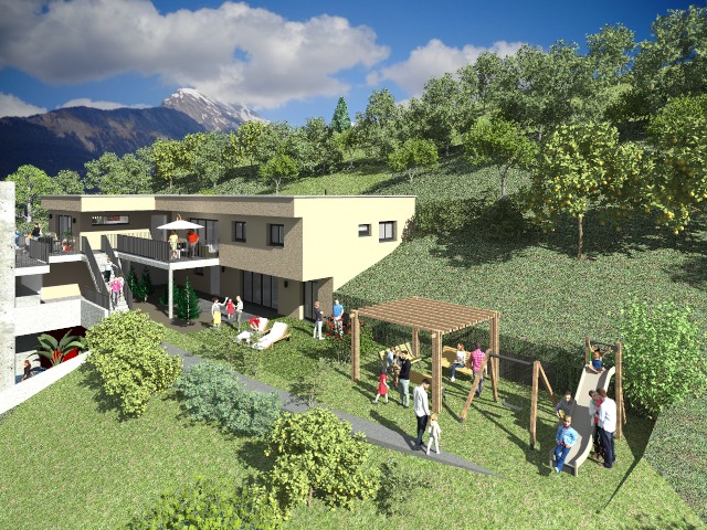 Une superbe vue sur la vallée du Rhone, proche de Nendaz et 4 km de Sion - Appartement - image - 6