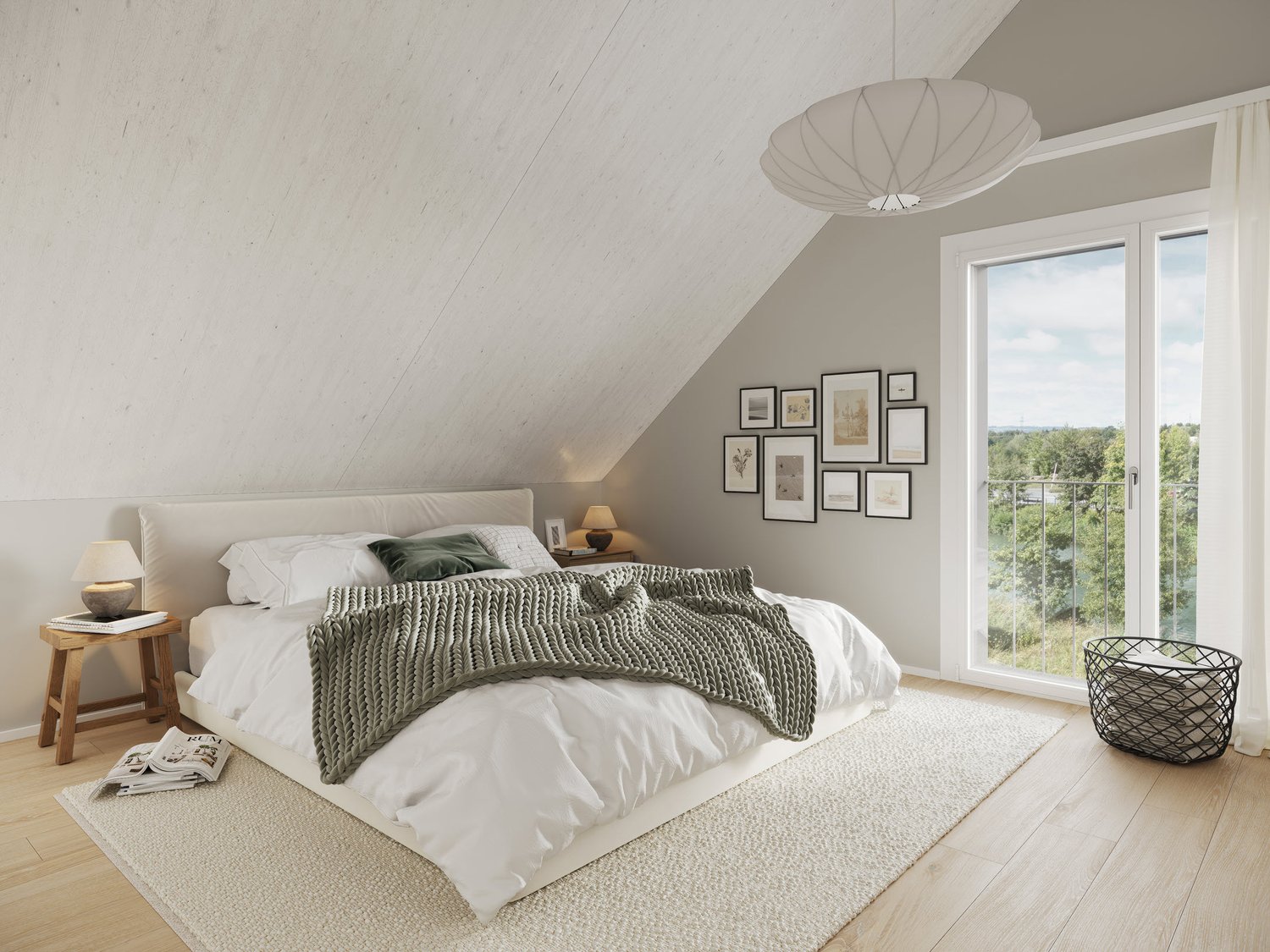 Bereit für's Eigenheim? - Neubau 6-Zimmer-Haus in Buchrain - Schlafzimmer im Dachgeschoss