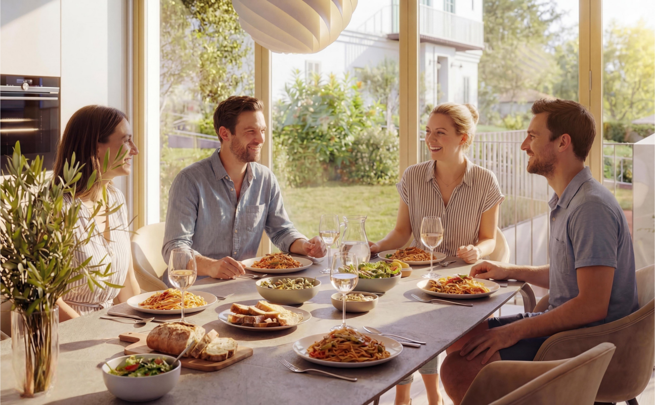 Modernes Reihenhaus in Känerkinden mit durchdachtem Wohnkonzept mit idealer Aussenfläche (Haus E) -  Bild 2