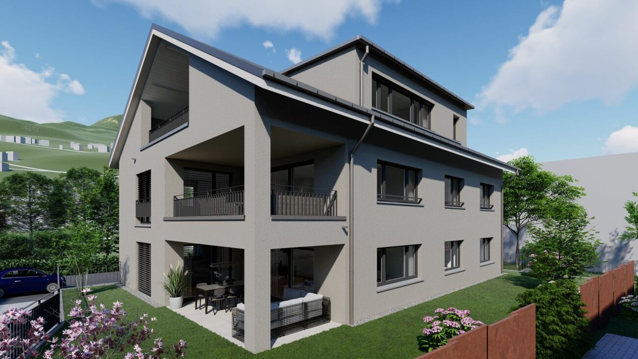 4 1/2-Zimmer Wohnung im 1. Obergeschoss, in Gams -  Bild 1
