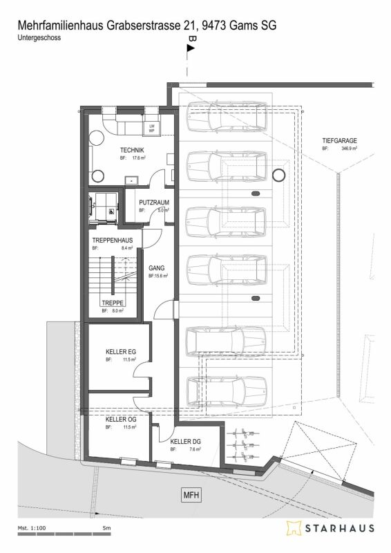 4 1/2-Zimmer Wohnung im 1. Obergeschoss, in Gams -  Bild 9