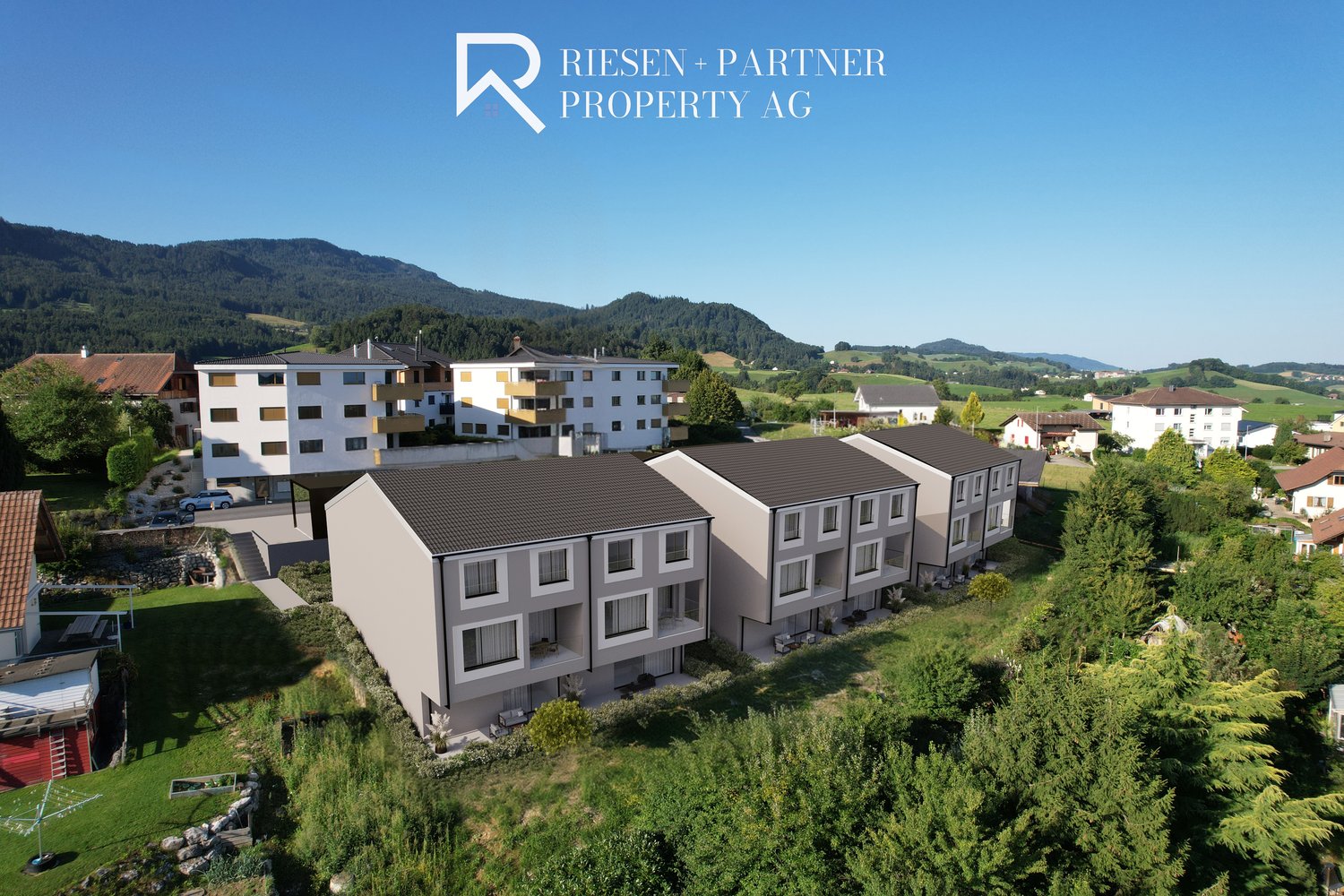 Neubau Doppeleinfamilienhäuser mit herrlicher Aussicht/ Haus B1 -  Bild 2