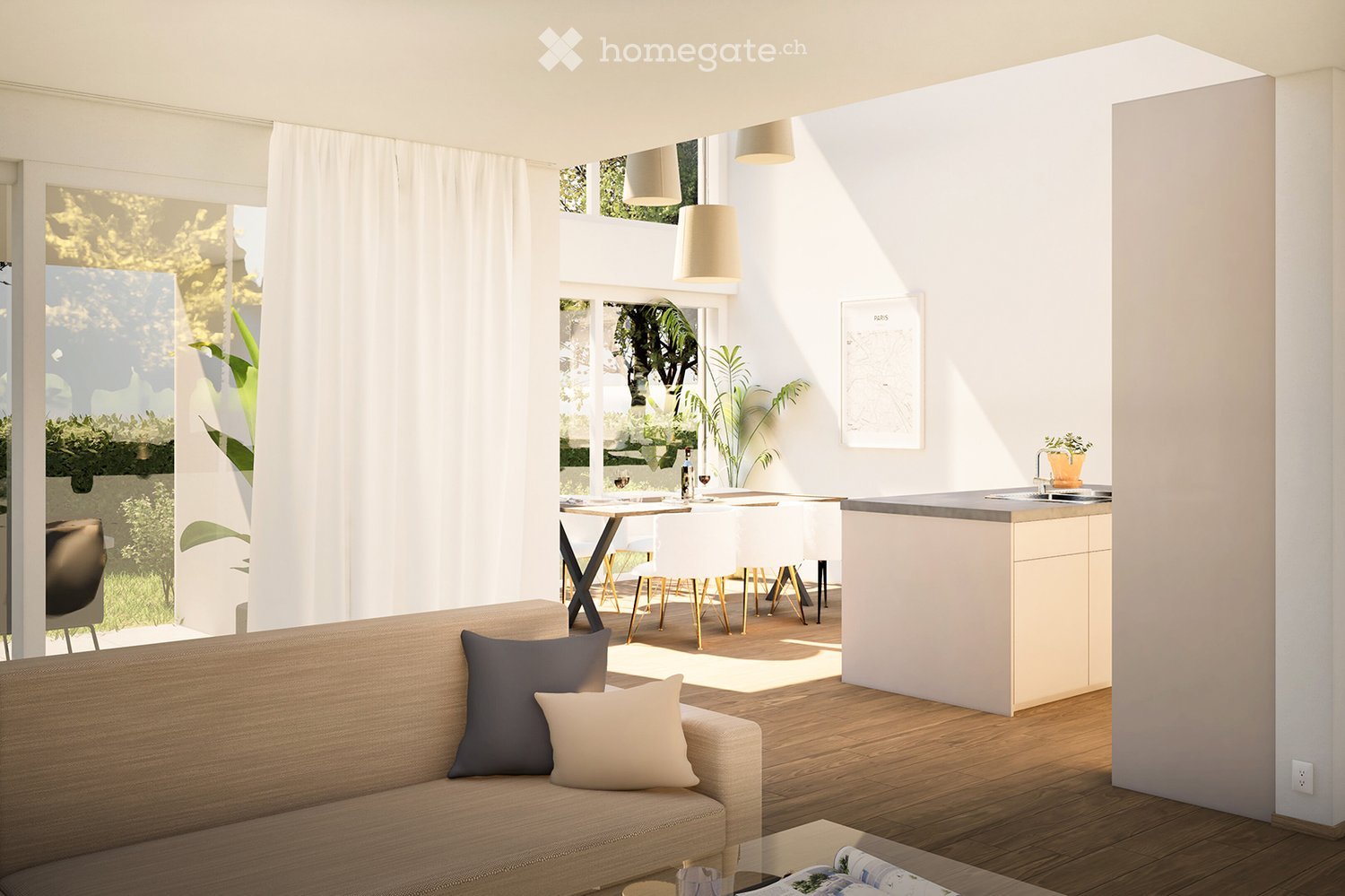 Stilvolle 5 ½-Zimmer Garten-Maisonettewohnungen -  Bild 3