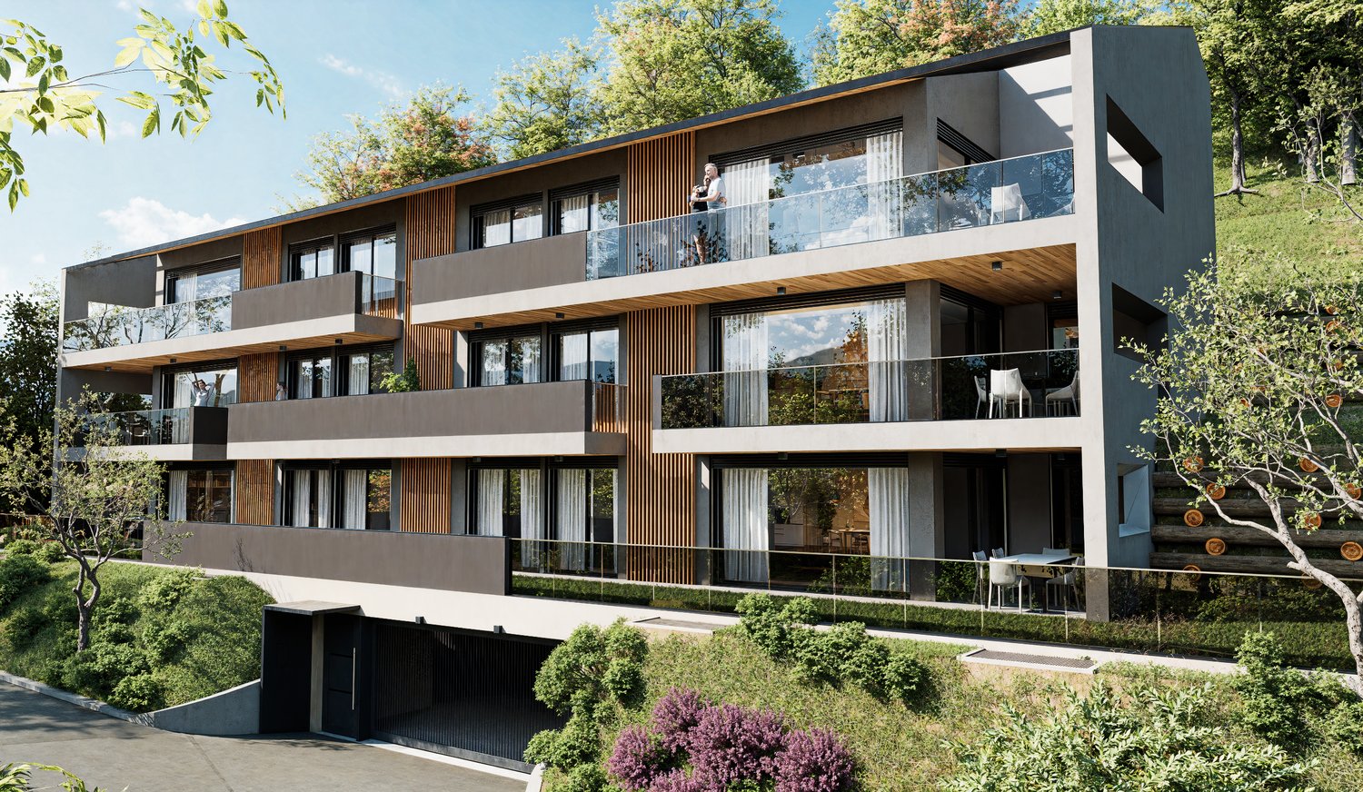 BOSCO LUGANESE – PANORAMA, COMFORT E DESIGN – 4.5 LOCALI (APP. 3) -  Bild 4