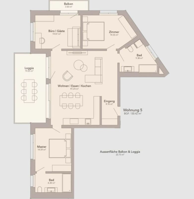 4.5-Zimmer-Wohnung 2. OG ZWEITWOHNSITZ -  Bild 8