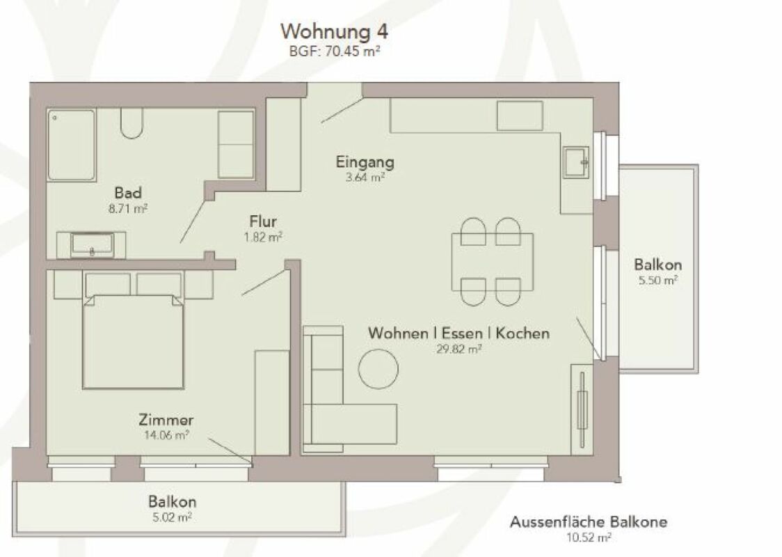 2.5-Zimmer-Wohnung 2. OG ZWEITWOHNSITZ -  Bild 3