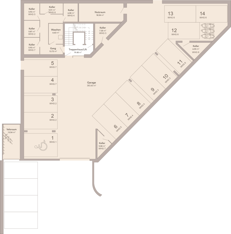 1.5-Zimmer-Wohnung 1. OG ERSTWOHNSITZ -  Bild 8