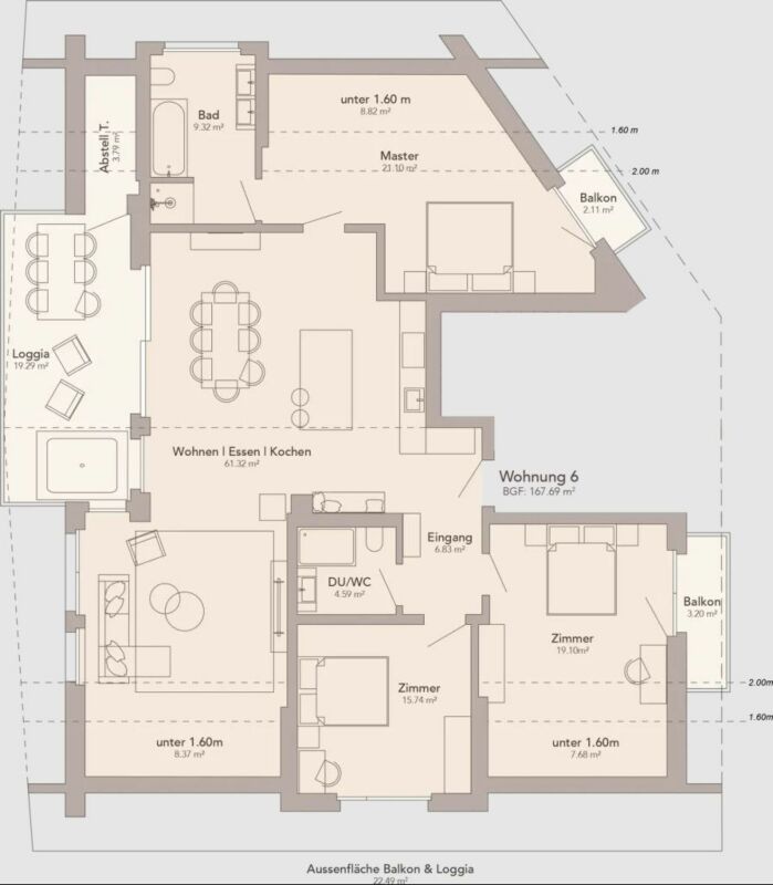 4.5-Zimmer-Dachwohnung ERSTWOHNSITZ -  Bild 5