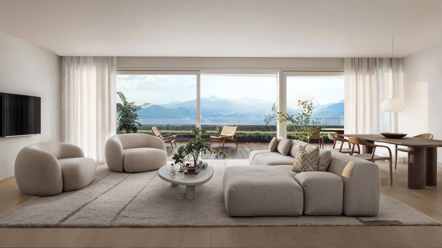 Sublime appartement de 4.5 pièces au rez-de-chaussée avec grande terrasse -  Bild 4