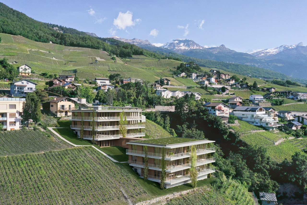 Lot B39 - 3.5 pièces neuf avec vue imprenable - Vue aérienne