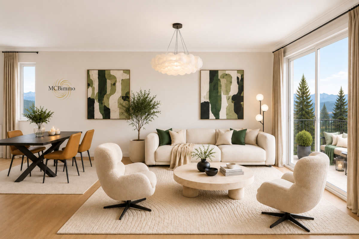 Appartement de 3.5 pieces Vue montagnes -  Bild 1