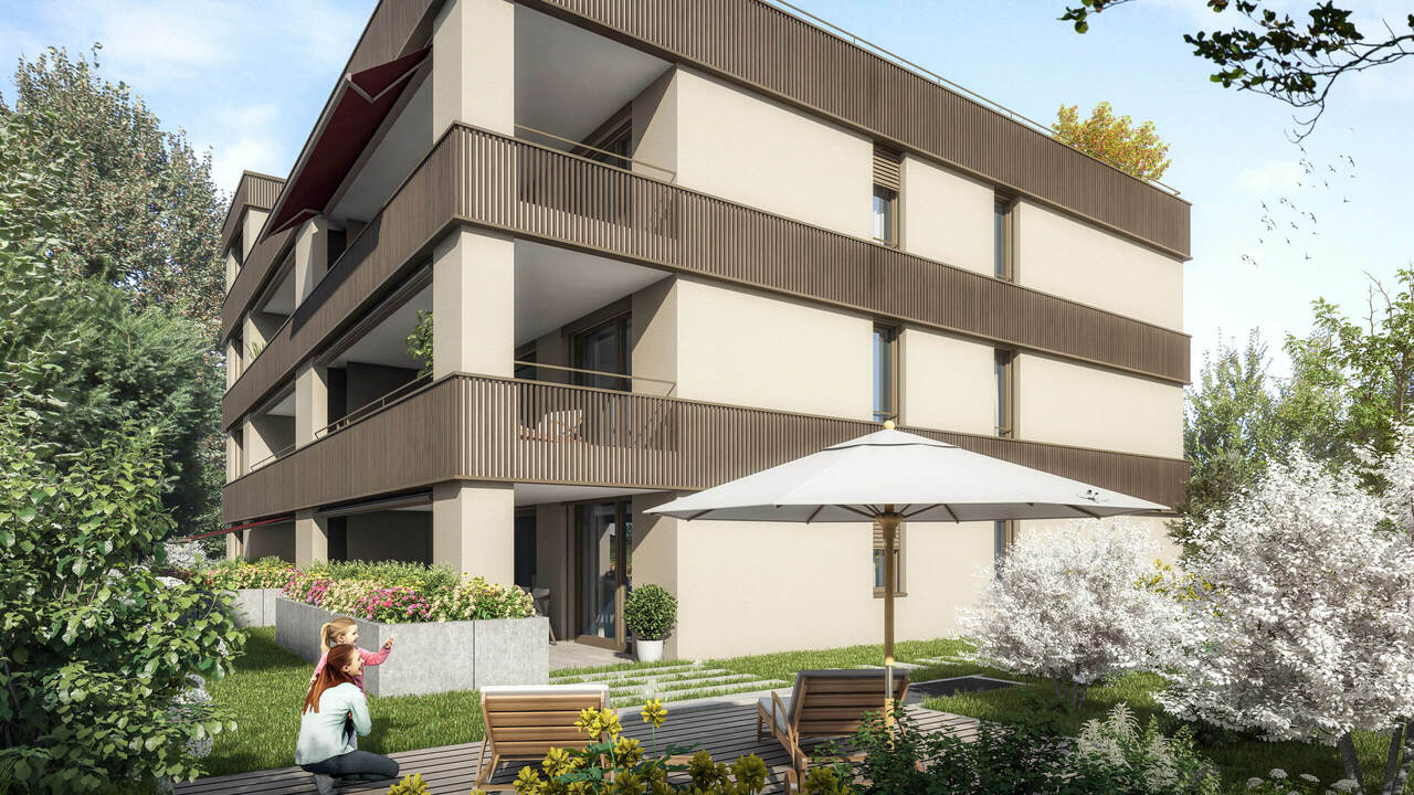 3½-Zimmer-Gartenwohnung - Wohnen mit Privatsphäre, Licht und Natur -  Bild 1