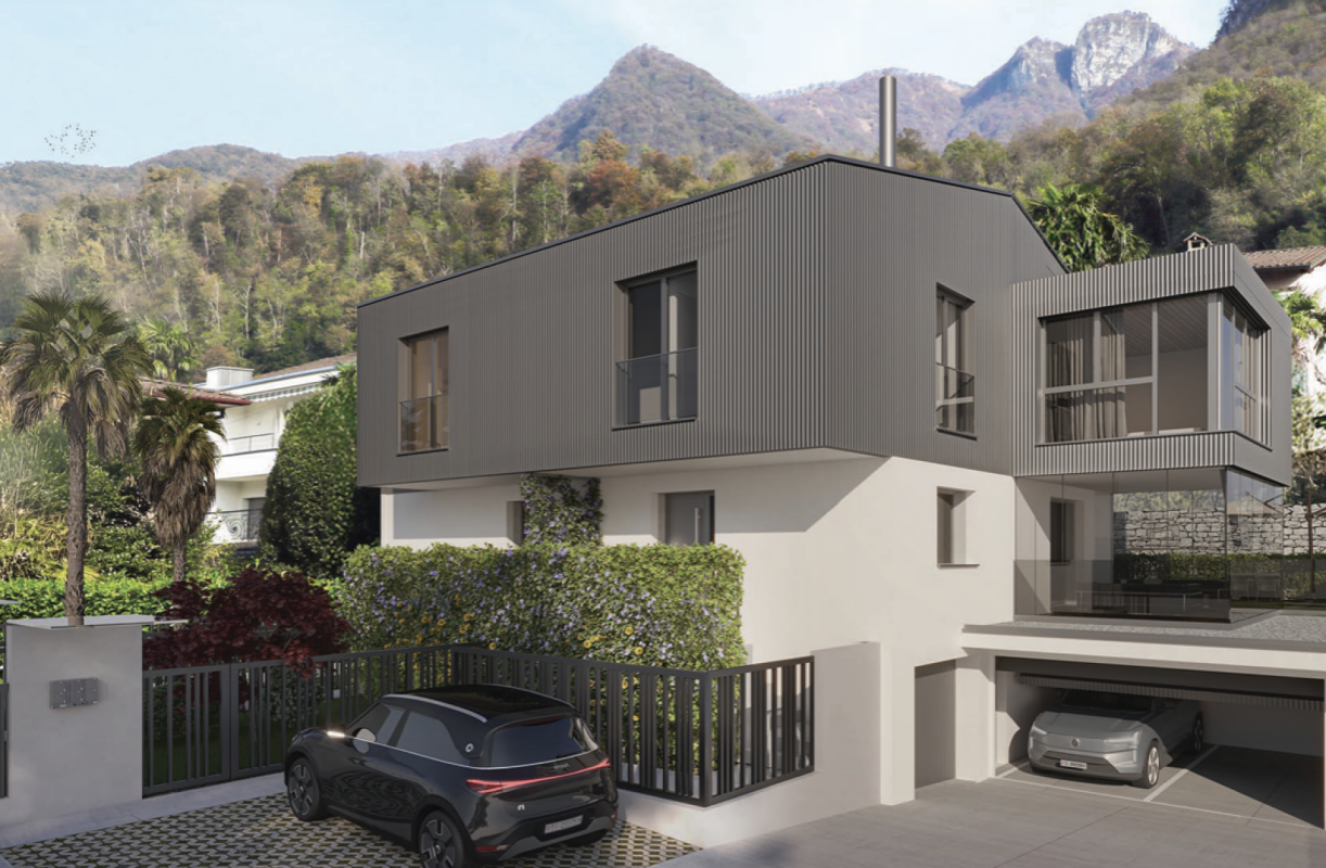 MELANO - VILLA IN COSTRUZIONE CON GIARDINO PRIVATO E AMPI SPAZI FAMILIARI -  Bild 1