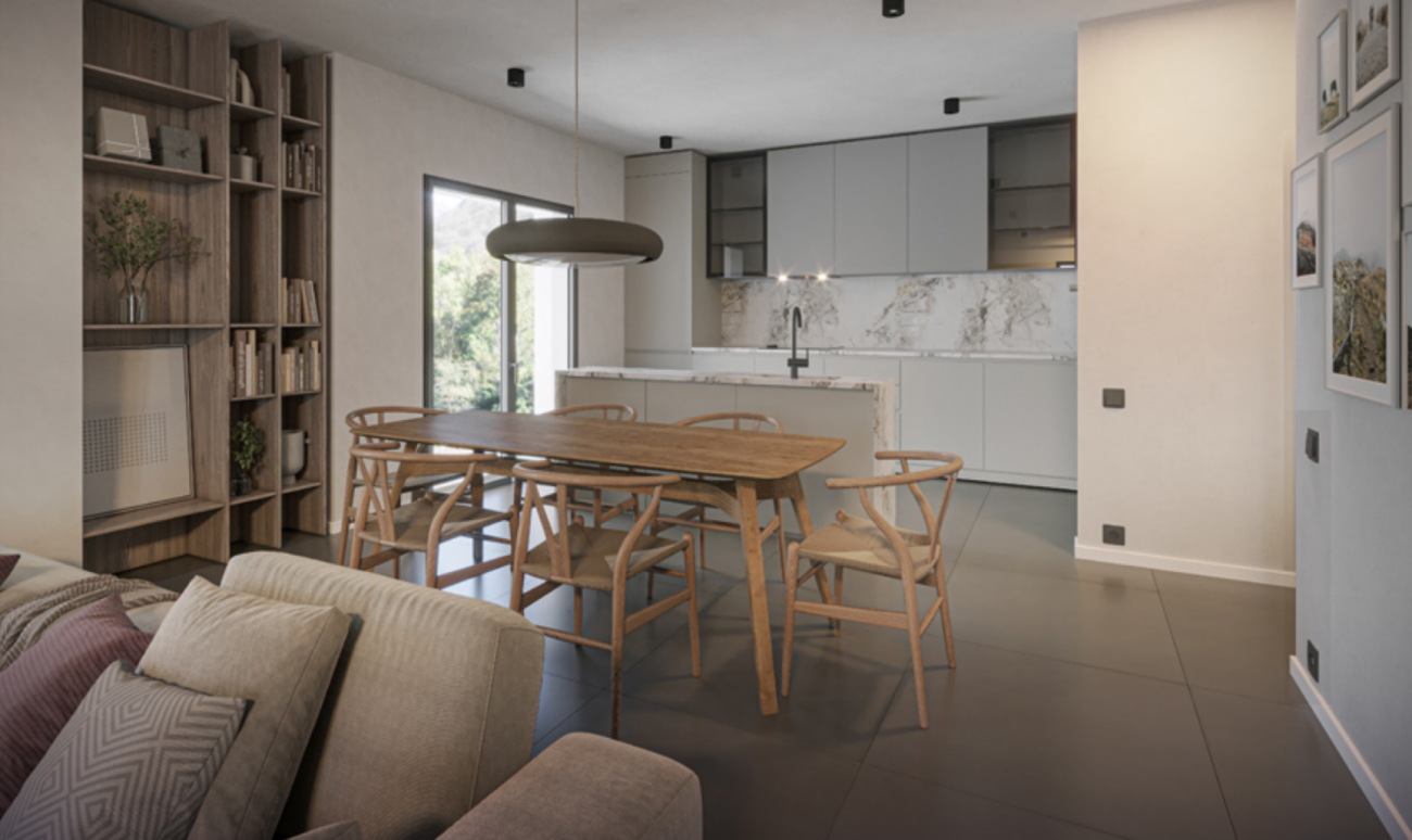 MELANO - VILLA IN COSTRUZIONE CON GIARDINO PRIVATO E AMPI SPAZI FAMILIARI -  Bild 3