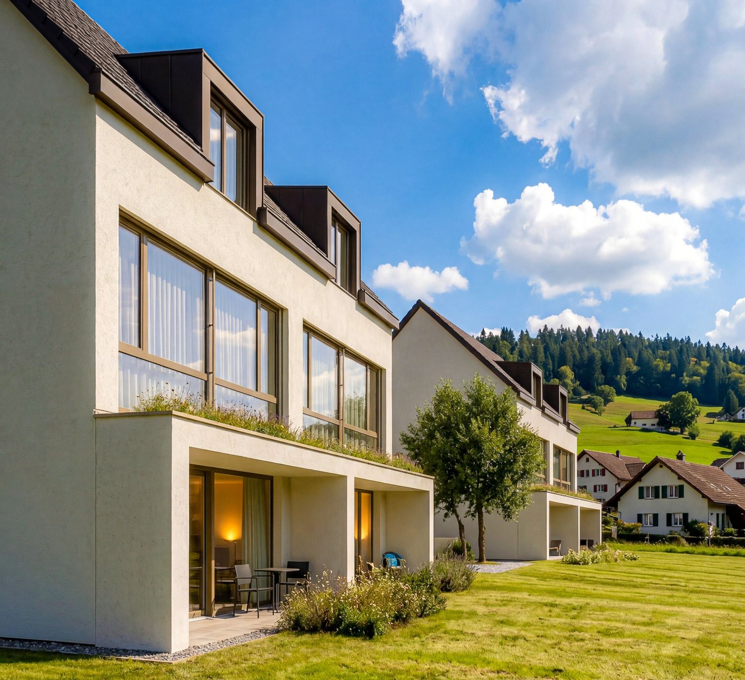 Hochwertiges 6.5-Zimmer Neubau-Doppeleinfamilienhaus C.1 in Oberkulm AG - Image 1