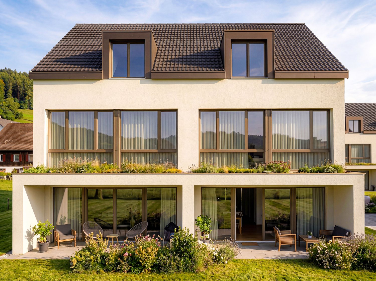 Hochwertiges 6.5-Zimmer Neubau-Doppeleinfamilienhaus C.1 in Oberkulm AG - Image 2