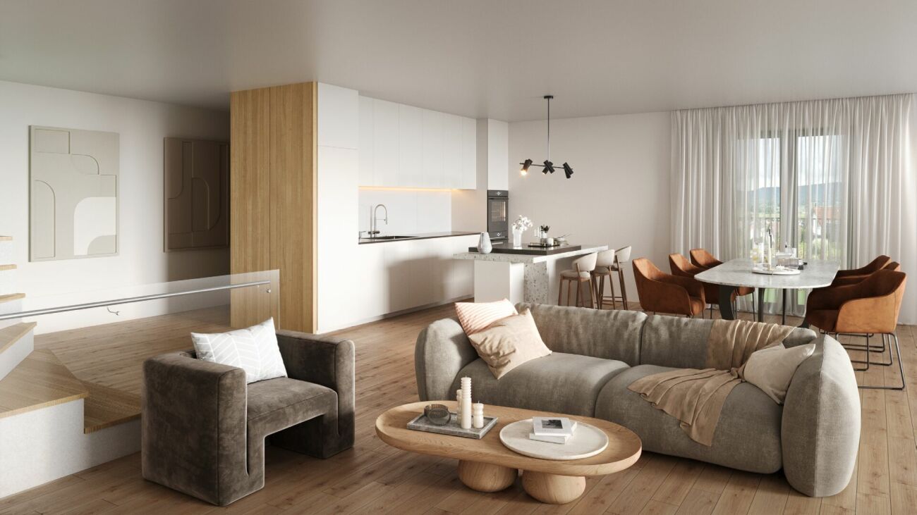 Neubauprojekt in Hüttikon - Modernes Doppelhaus mit 6.5 Zimmern -  Bild 5